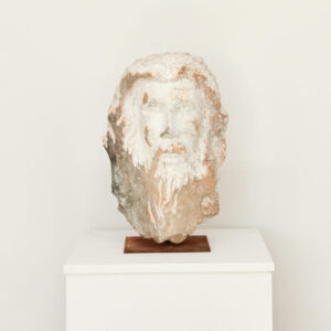 Stone Head Sculpture