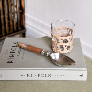 Wooden metal ice Scoop