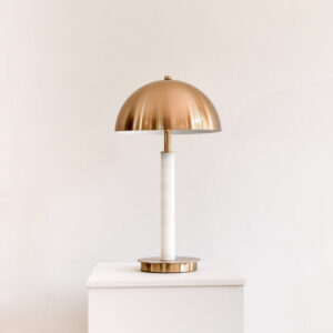 Marble and Brass Lamp