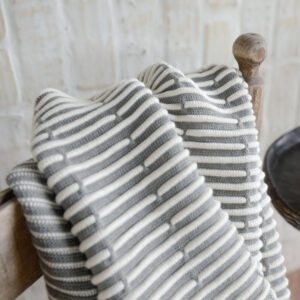 Pattern Grey Throw