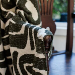 Green Natural Throw