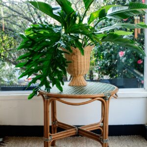 Rattan Continental Cafe Table