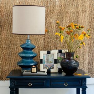 Navy Table Lamp