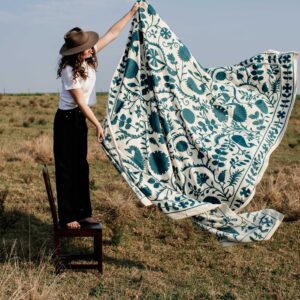 Teal Suzani